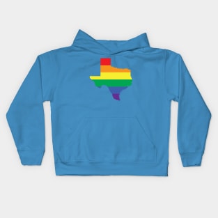 Texas state LGBT Pride! Kids Hoodie